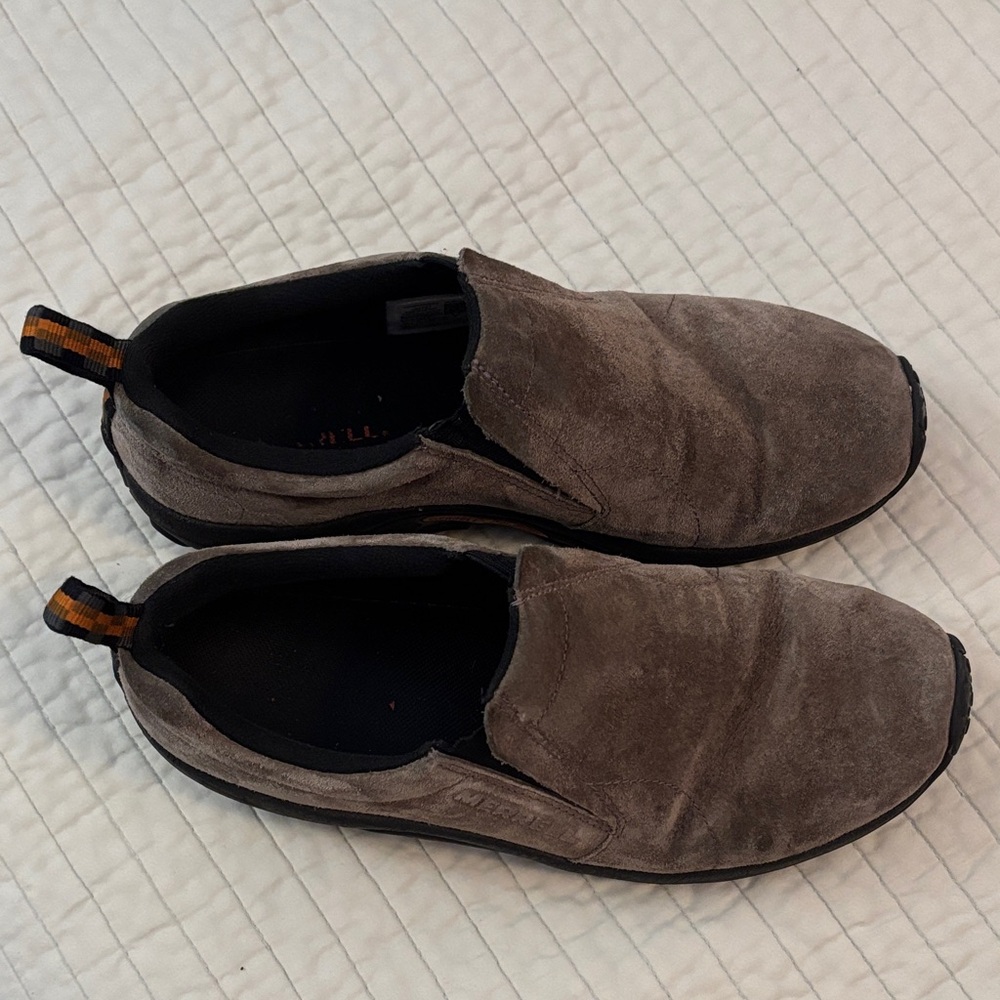 Merrell Men's Suede Brown Slip-On Loafers